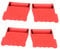 jojofuny 4pcs Anti-Slip Rubber Ladder Feet Covers, Replacement Caps for Step Ladders, Nonslip Design for Enhanced Stability and Floor Protection for Home Use