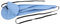 Alto- Und Tenor -Saxophon -Stereo -Reinigungsstoff Für Wischen Der Innenseite Von Windinstrumenten Anfänger saxophon zubehör(Blue)