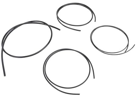 Besserton Ukulele -Saiten, Stromleistung Bass Strings Ersatzset mit 4 Noten Schwarz, für Bass, Ukulele