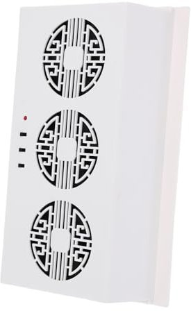 Beatifufu Mini Air Conditioner for Car Solar-powered Fan Rechargeable Car Cooling Pad Easy Installation