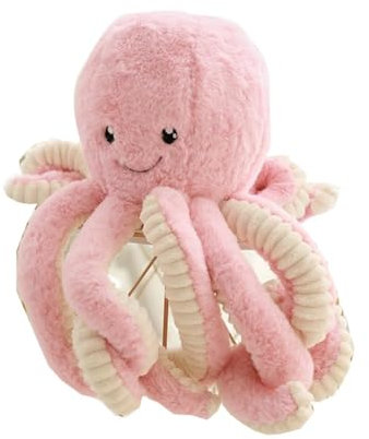Threegoat Pieuvre Peluche Animaux en Peluche Cadeaux pour Enfants Cadeaux de (Rose, 40cm)