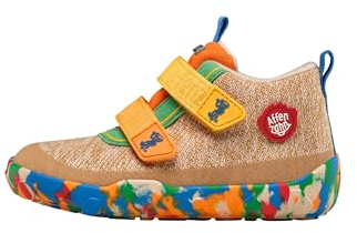 Affenzahn Übergangsschuh Knit Happy | Wasserdicht, atmungsaktiv und vegan mit Kaltfutter, Klettverschlüssen und rutschfester Sohle, Größen 21 bis 32