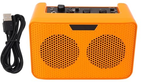Elektrisk gitarrförstärkare Högtalare 10W Output BT Portable AMP med fördröjningseffekt 3,5 mm hörlur Jack volym tonkontroll för övningsstopp små prestationer