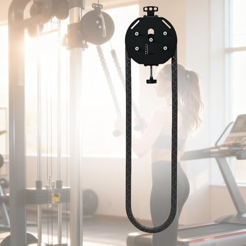 Lissontine Système De Poulie Résistance Réglable 5-30kg, Entraîneur Portable Fitness Rope, Outil D’entraînement Complet du Corps pour La Gym à Domicile Et Musculation