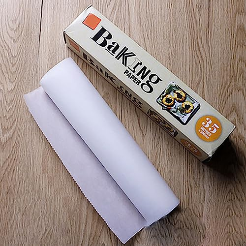 Yosoo Health Gear Carta da Forno, Carta da Forno Antiaderente all'olio di Silicone, Larghezza 30 Cm, Resistente Al Calore Fino a 428 °F, Impermeabile per Cuocere Arrosti Barbecue Nella Domestica