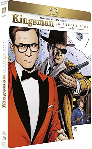 KINGSMAN : LE CERCLE D'OR - BluRay - PackMétal - EDL [Blu-ray] [Édition SteelBook Blu-ray + Digital HD]