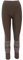 GURU SHOP Tribal Print Yoga-Hose, Yoga Leggings Bio-Baumwolle - Dunkelbraun, Damen, Size:L