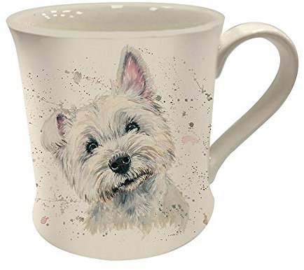 Bree Merryn Tasse aus feinem Porzellan mit Motiv Fergal der Westie