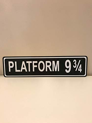 PLATFORM 9 3/4 Street/Road Name Sign! Choice of Colors! New Home Decor Metal Sign street sign 10x40 cm