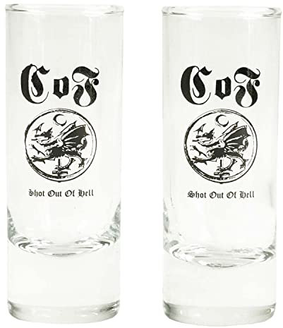 Razamataz Cradle of Filth Cruelty and The Beast Shot Glasses Set of 2 6 cl