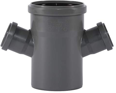 HT Rohr und Formteile DN 110 (Doppelabzweig 110/50/50 67 Grad)