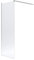 Adept Essentials 1000mm Glass Panel Kit with Wall Support Bar and Aluminium Channel, 8mm Safety Glass