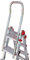 Faraone - Bracciolo di Sicurezza Rimovibile per Scale Telescopiche TELES e SUPERTELES in Alluminio Resistente - Aumenta l'altezza di Lavoro di 60 cm in totale Sicurezza