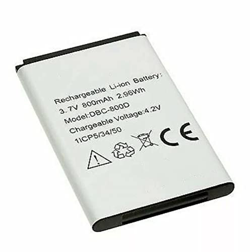 Uniamy DBC-800D Replacement Battery Compatible with Phone Easy 6520 6050 6526 6030 6620 65xx 1ICP5/34/50 3.7V 800mAh