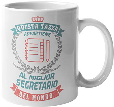 CHEMAGLIETTE! Tazza Colazione Mug Divertente Carina Idea Regalo Con Stampa Miglior Segretario