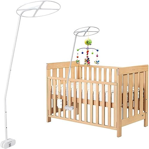 Nicoone Baldacchino Supporto Per Baldacchino, Set Di Supporti Per Zanzariere Supporto Per Baldacchino Regolabile Con Clip Per Presepe Accessori, Altezza Complessiva Di Circa 93 CM