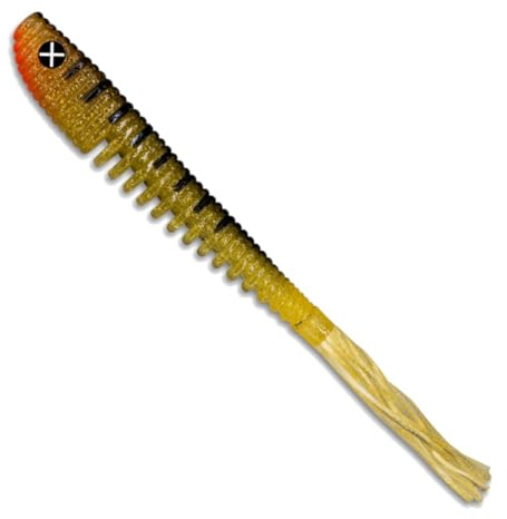 Monkey Lures Hairy Lui 20cm - 2 Gummiköder, Monkey Lures Farbe:Perchzilla