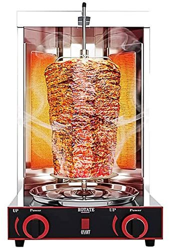 Grilloir Vertical Électrique, Grilloir Électrique À 360° Pour Cuire Les Brochettes, Four À Rôtir Multifonctionnel, Grill À Brochettes Vertical Multifonctionnel, Four À Rôtir Pour Viande, Pour La Maiso