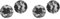 Lot de 2 cache-tétons en dentelle réutilisables pour femme Noir, Lot de 2 (rond), Option al