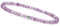 GD GOOD.designs Amethyst Armband Damen mit echten Natursteinen und 925 Silber Perle I Naturstein Armband aus facettierte 4mm Edelstein Perlen - Inkl. Geschenkbeutel