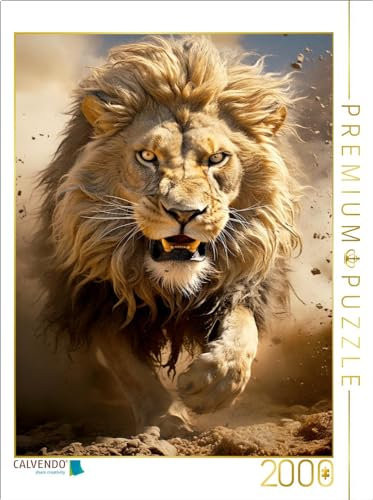 CALVENDO Puzzle Löwe | 2000 Teile Lege-Größe 67 x 90 cm Foto-Puzzle für glückliche Stunden