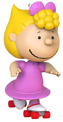 Hallmark Keepsake Weihnachtsdekoration 2024, The Peanuts Gang Skating Sally, Geschenke für Peanuts-Fans