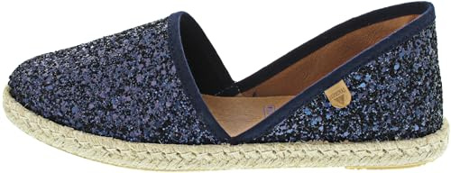 VERBENAS Espadrilles Carmen Glitter Marino - Größe: 37