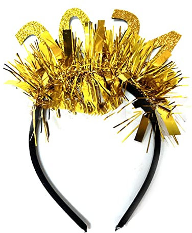 2024 Neujahrs-Stirnband, Haarbänder, Kopfschmuck, Diadem, für Damen und Mädchen, Haar-Accessoire für Konzertpartys