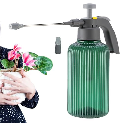 Pulverizador manual de jardín – 2000 ml en forma de columna romana, herramientas de riego de flores, olla manual de riego manual, bomba manual de presión de césped, bomba de presión de césped