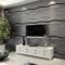 Youyijia Self Adhesive Wallpaper 10x0.53M Embossed Wallpaper Damask Stripe Wallpaper Rolls 3D Effect Background Decor Stripe Curve Textured Wallpaper for Furniture Removable Peel