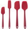Schaber und Schaufel-Set, hitzebeständig, Küchenutensilien, lebensmittelechtes Silikon, Backschaufel, integriertes Design, Löffel, Antihaftschaufel, Küchenschaber, 4-teiliges Set