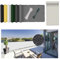 Balkonabdeckung 120 x 470 cm Sonnenschutz 95%/Windschutz/Reißfest, Seitenmarkise Schattentuch mit Nylon Kabelbinder Und Kordel, für Balkongeländer Garten, Weiß