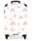 NoBoringSuitcases.com Kinderkoffer Mädchen, Koffer Kinder Mädchen, Reisekoffer Mit Rollen, Kindertrolley, Koffer Mädchen, Handgepäck Koffer 55x40x20 cm (Rosa Regenbögen, Schmetterlinge - Weiß)