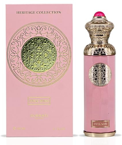 Surrati Pink Miss Arabic Perfume for Women - Eau de Parfum Spray 140ML – Long Lasting & Premium Ladies Perfume – Elegant Fruity Floral Scent with Bergamot, Black Currant, Rose, Jasmine & Vanilla