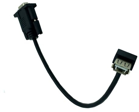 Uqezagpa Câble adaptateur portable RS232 femelle vers USB femelle pour une intégration transparente des appareils et une connexion d'ordinateur portable