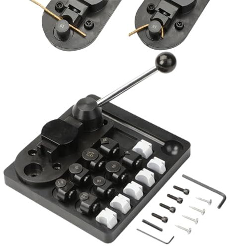 HItianya Metal Wire Bending Jig Set with Adjustable Dies, Rings Bending Tools, Bending Jig Tool Wires Bender, Wire Wrapping Craft Kit Jewellery Making Shapes Jig for Metals Hobbyist (Upgraded)