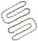 2X Saw for Chain 40cm 1.3mm 3/8 57TG for Replaces for Oregon 91PX057X / 91PJ057X / 91P057X