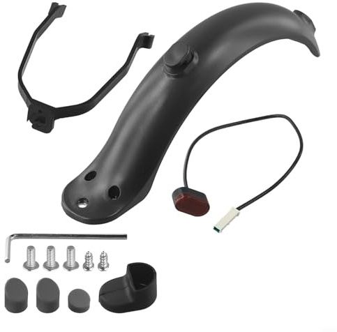Kit de remplacement pour garde-boue arrière Xiaomi M365 avec garde-boue arrière, feu arrière et support de montage