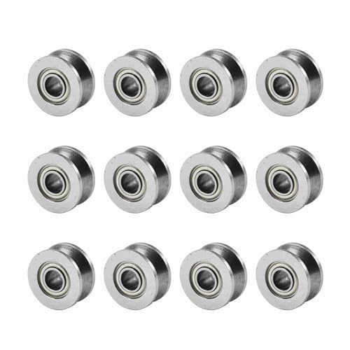 Naroote V-Nut-Lager, Doppelt Geschirmtes Hochpräzisionslager V624ZZ für Schiebetüren für Lineare Bewegungssysteme