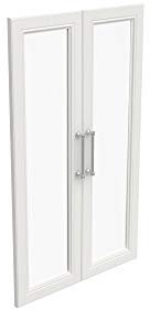 ClosetMaid Shaker Style, Add On Accessory for Shelf Units, White, Engineered Wood Glass, 34.88 H x 21.02 W x 1.81 D