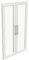 ClosetMaid Shaker Style, Add On Accessory for Shelf Units, White, Engineered Wood Glass, 34.88 H x 21.02 W x 1.81 D