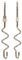 Knethaken kompatibel mit/Ersatzteil für Moulinex SS-193938 HM6101 HM6111 HM612 HM615 Powermix Handmixer