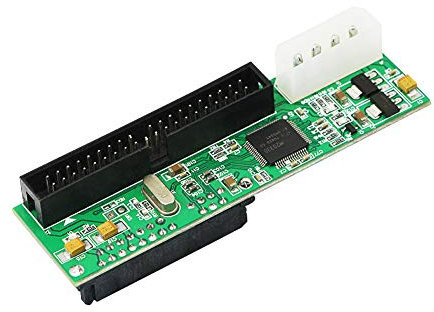 SinLoon Adaptateur d'interface SATA vers PATA IDE 3,5 Pouces, Adaptateur IDE SATA Femelle vers 40 Broches mâle pour Ordinateur PC et Mac vers Adaptateur d'interface de Disque Dur SATA
