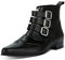 Undercover Herren Strange 3 Riemen Blitz Punk/Goth Pike-Stiefel EU46