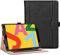 ProCase Étui pour iPad 10.2, iPad 9 2021, iPad 8 2020, iPad 7 2019, A2602 A2603 A2604 A2605 A2270 A2428 A2429 A2430 A2197 A2198 A2200, Étui Housse en Cuir PU Case de Protection Smart Cover-Noir