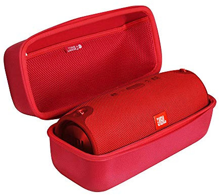 Hermitshell Hartschalen-Reiseetui für JBL Xtreme 3/ JBL Xtreme 2 Wasserdichter, portabler Stereo Bluetooth Speaker (Rot)