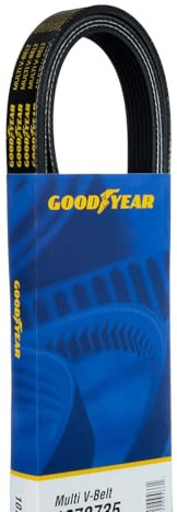 Goodyear Belts 1070610 Serpentine Belt, 7-Rib, 61 Length for 2006-2019 for 2006-2018 Lexus & 2006-2018 Toyota 3.5L V6 3456cc 2.5L L4 2494cc 1