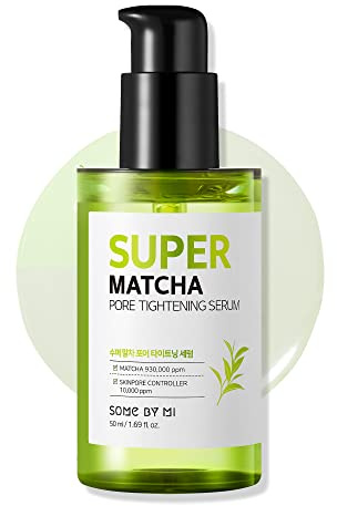 SOME BY MI Super Matcha Porenstraffendes Serum, 1,69 oz, 50 ml, aus Matchwasser für empfindliche Haut, feuchtigkeitsspendende und reinigende Wirkung für die Haut