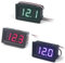 Taikuwu Digitales Voltmeter DC 0-100V - 3 Stück LED Spannungsmesser mit Gehäuse (Rot/Blau/Grün) - Einfache Einbau, Hohe Genauigkeit für Auto, Elektronik & mehr