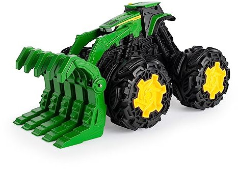 John Deere 47327 Treads Rev Up, Monster Truck großen Rädern, Grünes Traktor Spielzeug für Kinder, für Jungen und Mädchen ab 3 Jahren